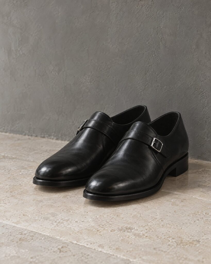 Church's Presley black monk-strap shoes with plain toe