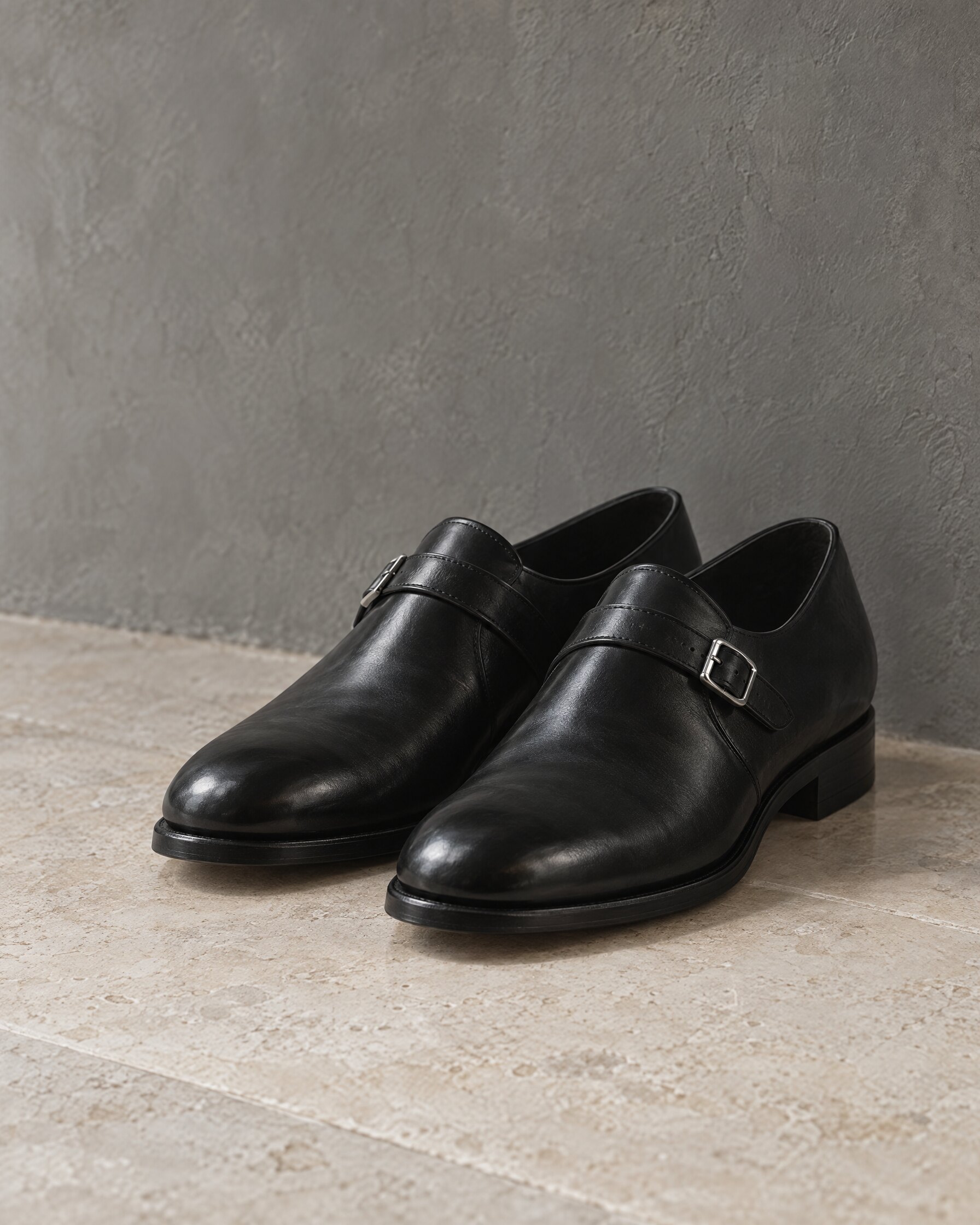 Church's Presley black monk-strap shoes with plain toe
