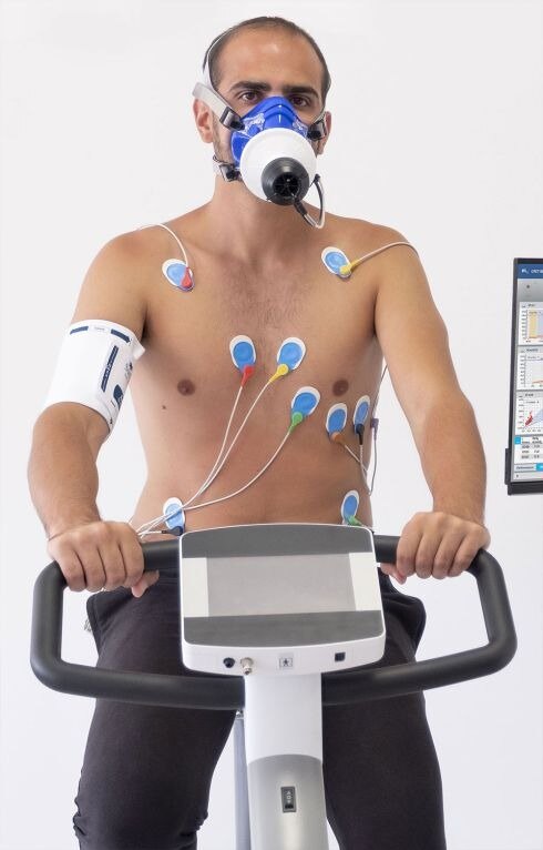 Cosmed Quark CPET style metabolic cart in an exercise testing laboratory