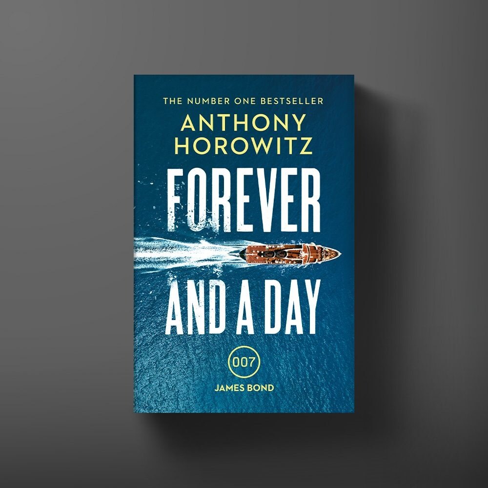 Forever and a Day hardback on a linen cloth with lavender