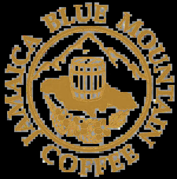 Strong black Jamaica Blue Mountain coffee in a white cup on oak