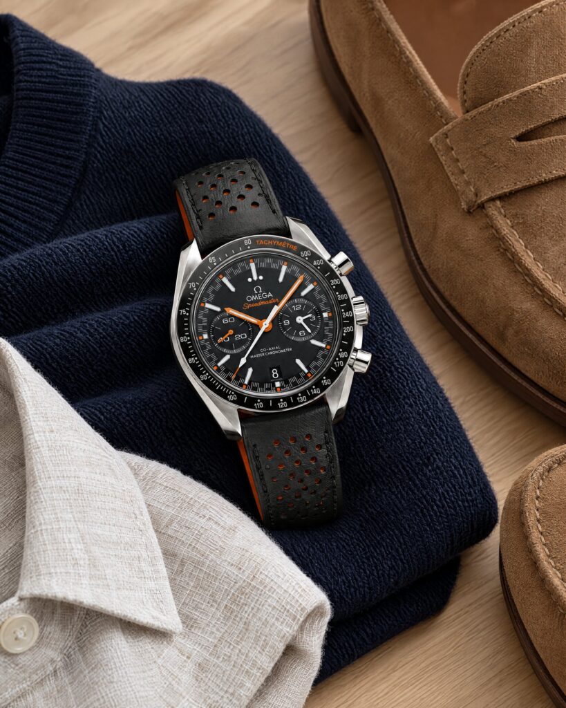 Omega Speedmaster Racing Co-Axial Master Chronometer Chronograph 44.25mm (No Time To Die)