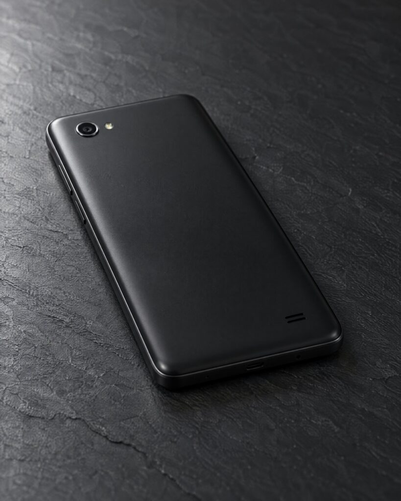 Sony Xperia T smartphone from Skyfall lying on slate