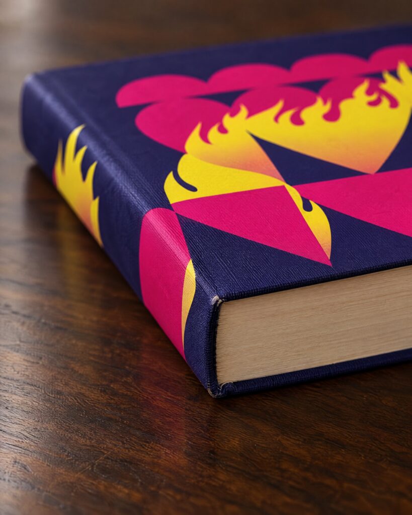 Cloth boards and corner of the Spy Who Loved Me first edition
