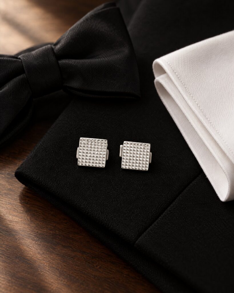 S.T. Dupont Diamond Head Square Cufflinks 5172 (Quantum of Solace)